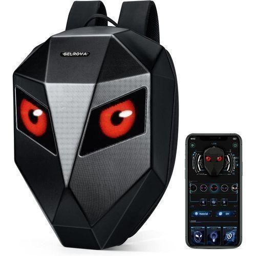 Futuristic Red-Eye Tactical Backpack