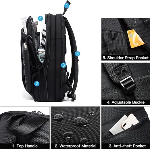 Kelbrik Marine Backpack — Slim Business Laptop Bag