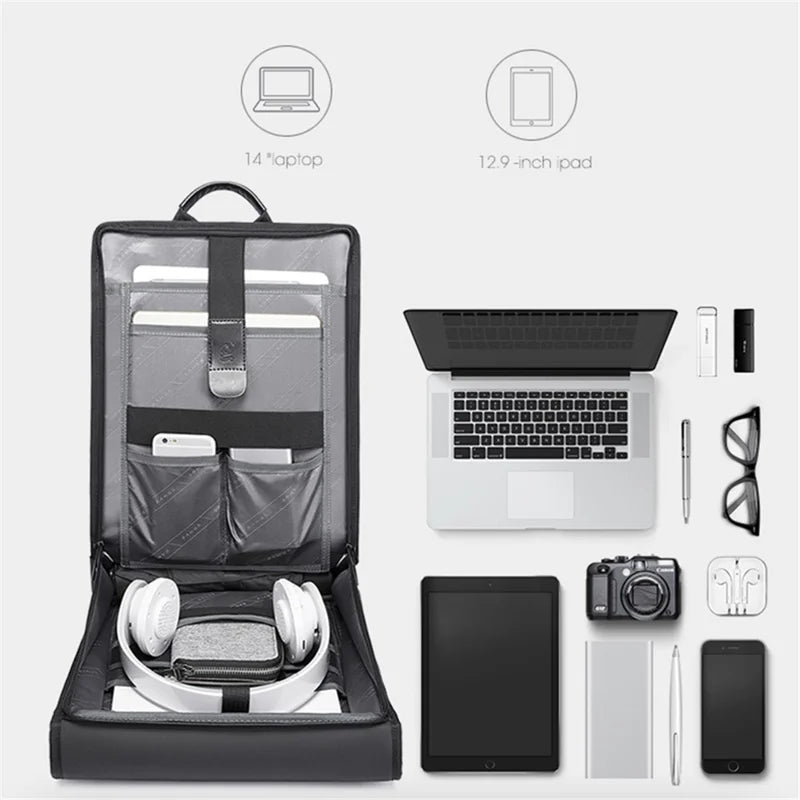 Kelbrik Slate Backpack — Slim Minimalist Laptop Bag