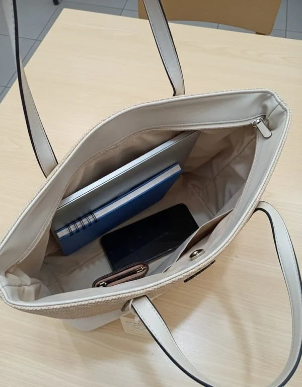 Kelbrik Cortina Tote — Textured Two-Tone Bag