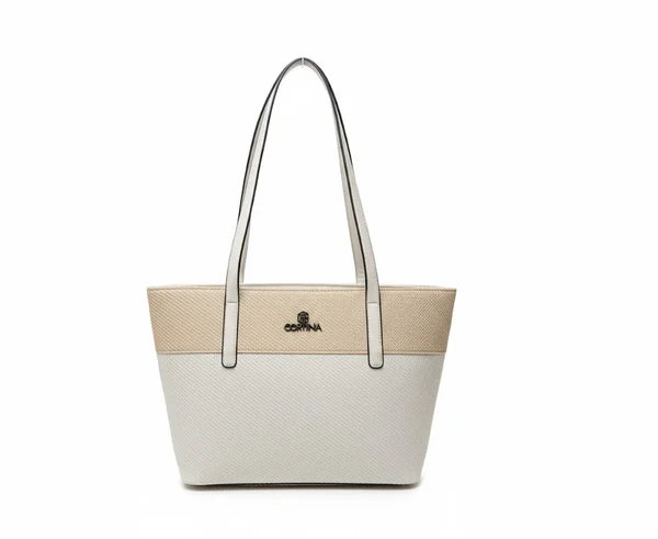 Kelbrik Cortina Tote — Textured Two-Tone Bag