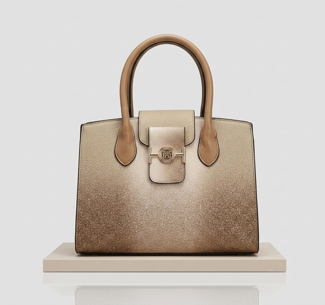 Kelbrik Ombre Tote — Gradient Top Handle Bag