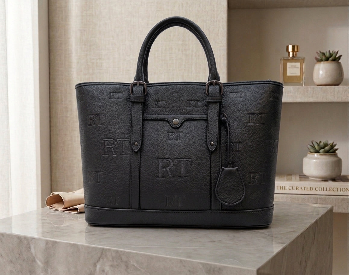Kelbrik Trend Tote — RT Embossed Monogram Bag