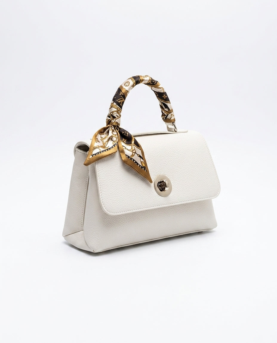 Kelbrik Mini Flap Bag — Scarf Handle Edition