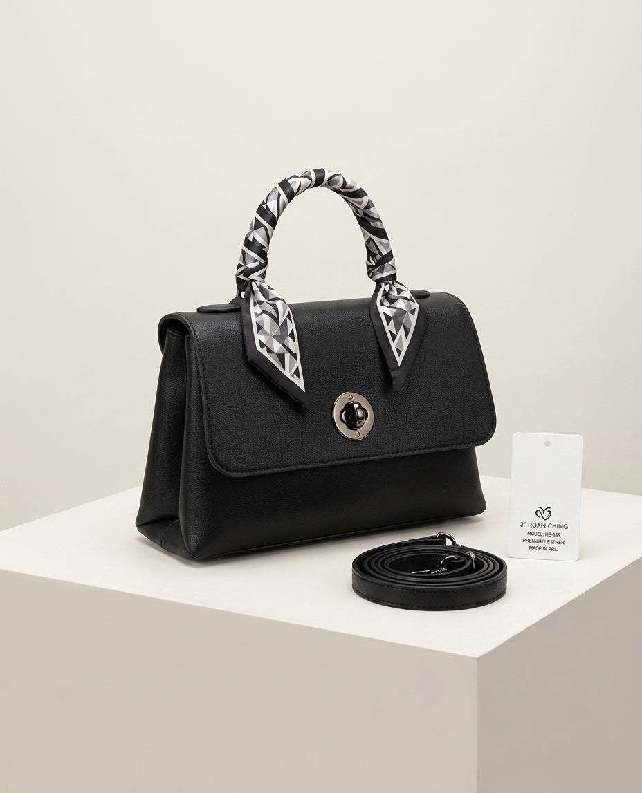 Kelbrik Mini Flap Bag — Scarf Handle Edition