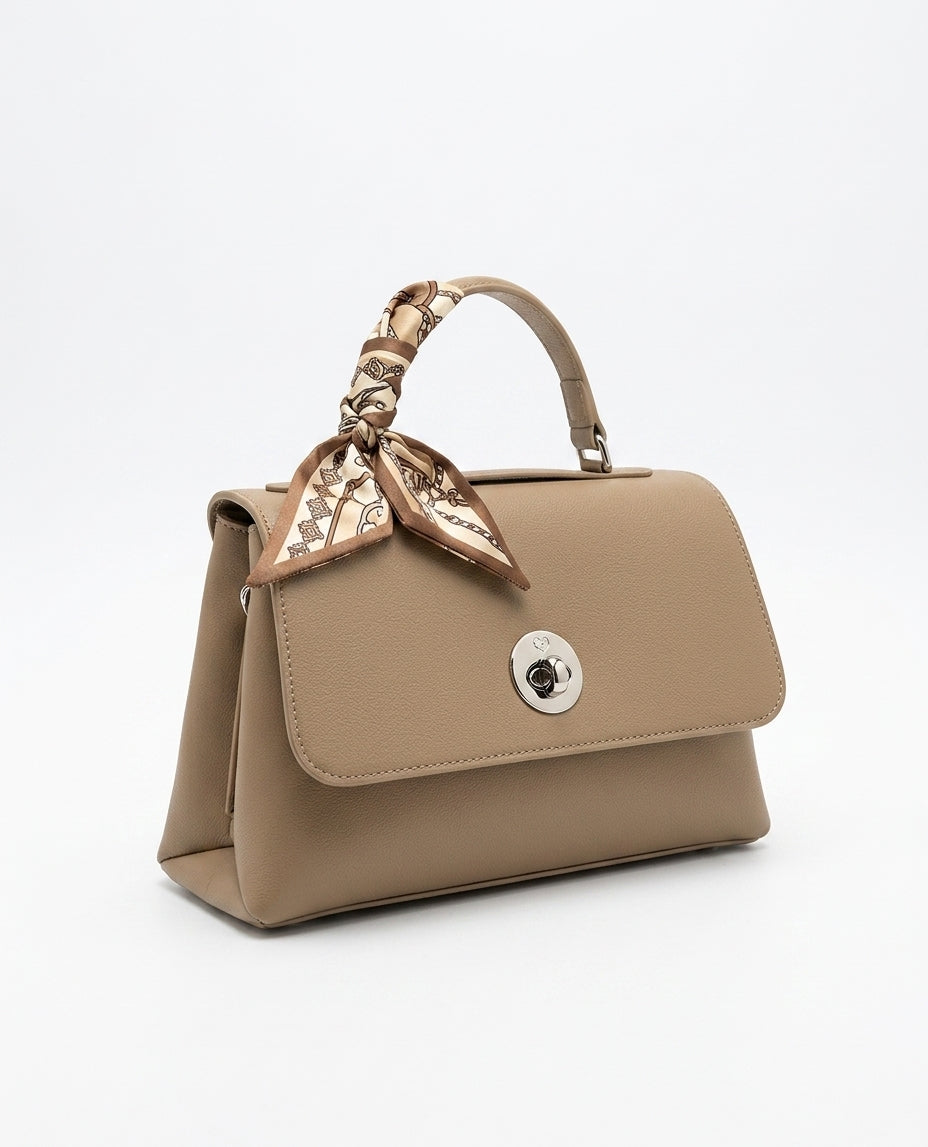 Kelbrik Mini Flap Bag — Scarf Handle Edition