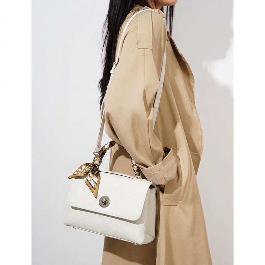 Kelbrik Mini Flap Bag — Scarf Handle Edition
