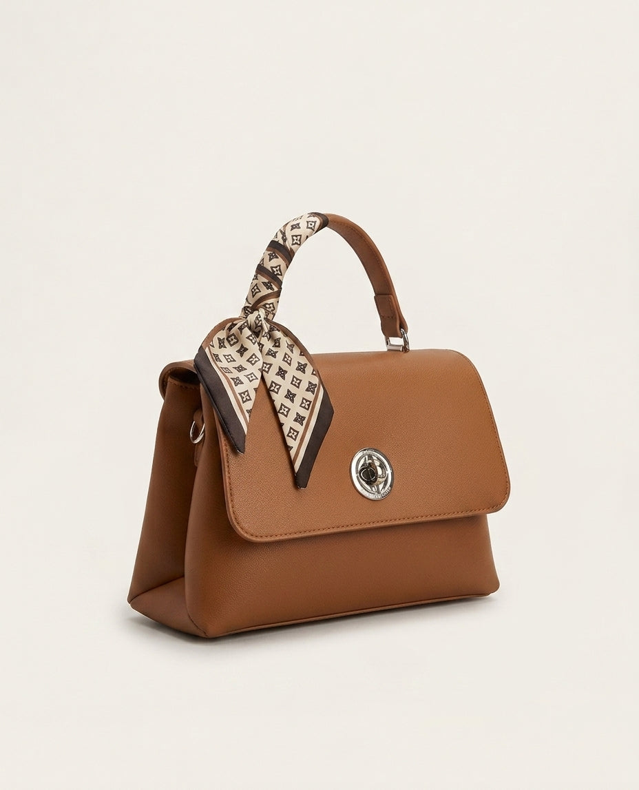 Kelbrik Mini Flap Bag — Scarf Handle Edition