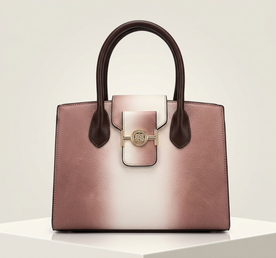 Kelbrik Ombre Tote — Gradient Top Handle Bag