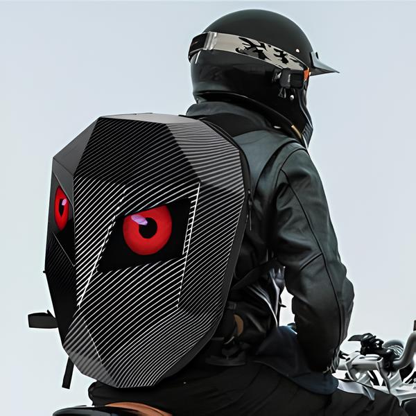 Futuristic Red-Eye Tactical Backpack