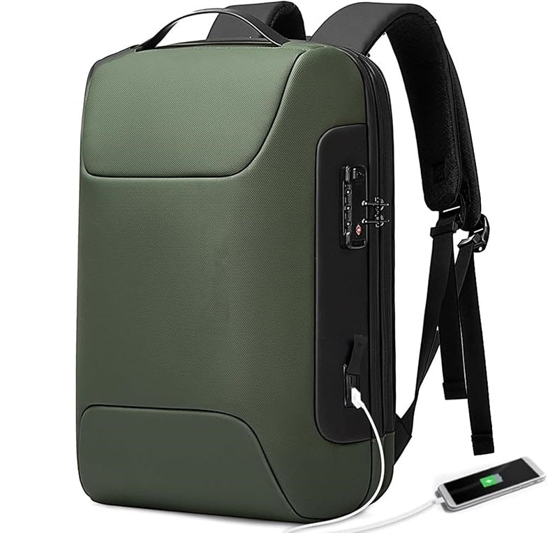 Kelbrik Sentinel Backpack — Anti-Theft Lock & USB Charging Bag