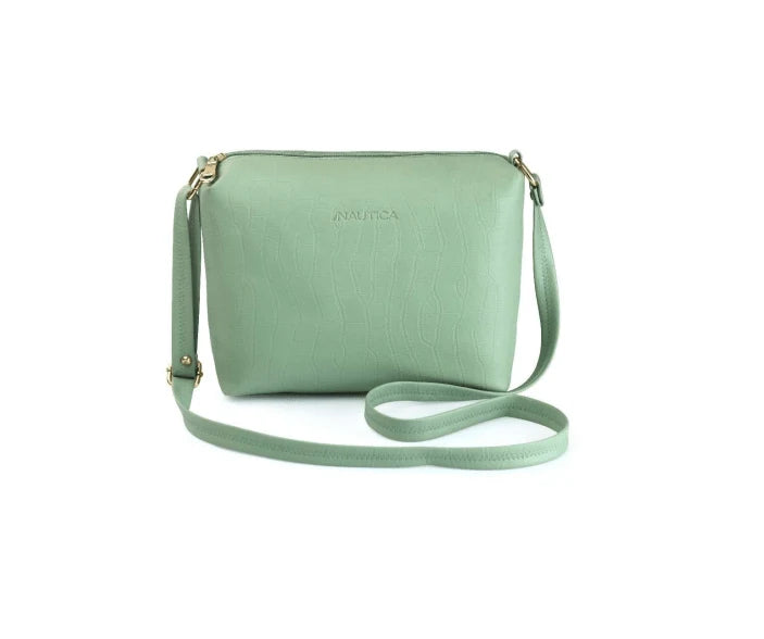 Nautica Crocodile-Embossed Crossbody Bag