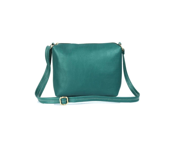 Nautica Crocodile-Embossed Crossbody Bag