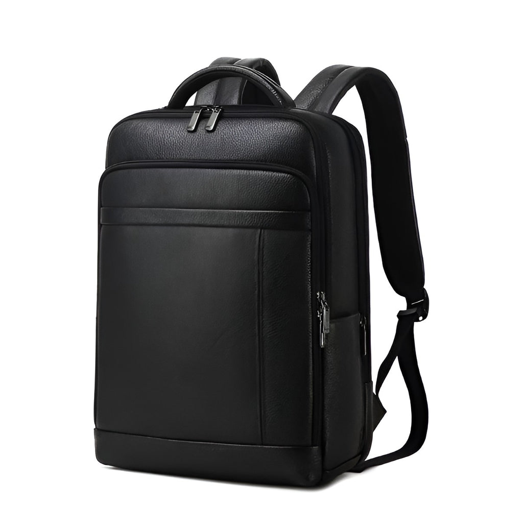 SecureLock- Smart Leather Laptop Backpack