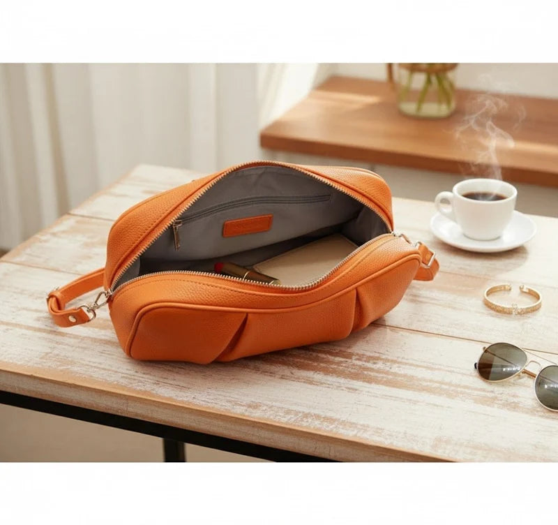Kelbrik Amber Crossbody — Pebbled Structured Bag