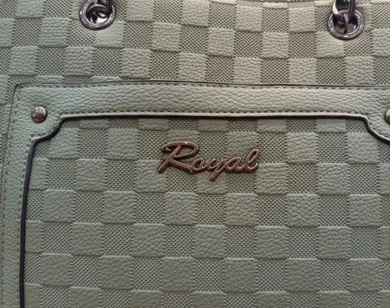 Kelbrik Regal Tote — Ridged Texture Shoulder Bag