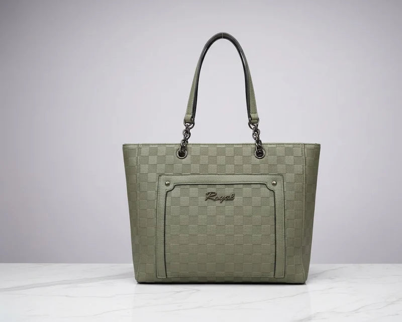 Kelbrik Regal Tote — Ridged Texture Shoulder Bag