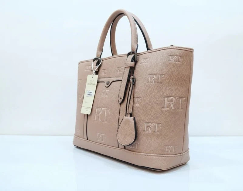 Kelbrik Trend Tote — RT Embossed Monogram Bag