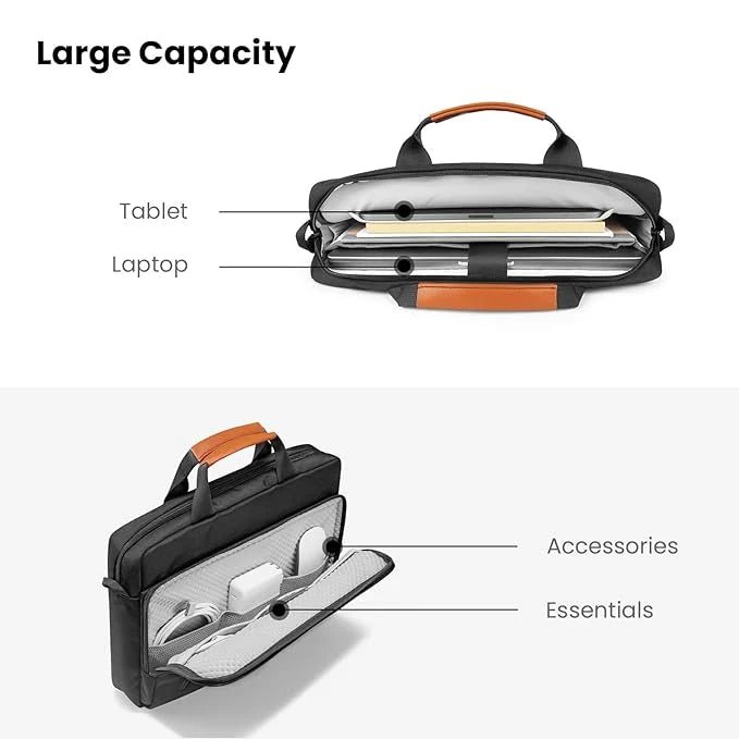 Tomtoc Tech Tote Bag — Padded Laptop Briefcase